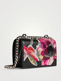 Mini Jewelled Embroidered Leather Satchel