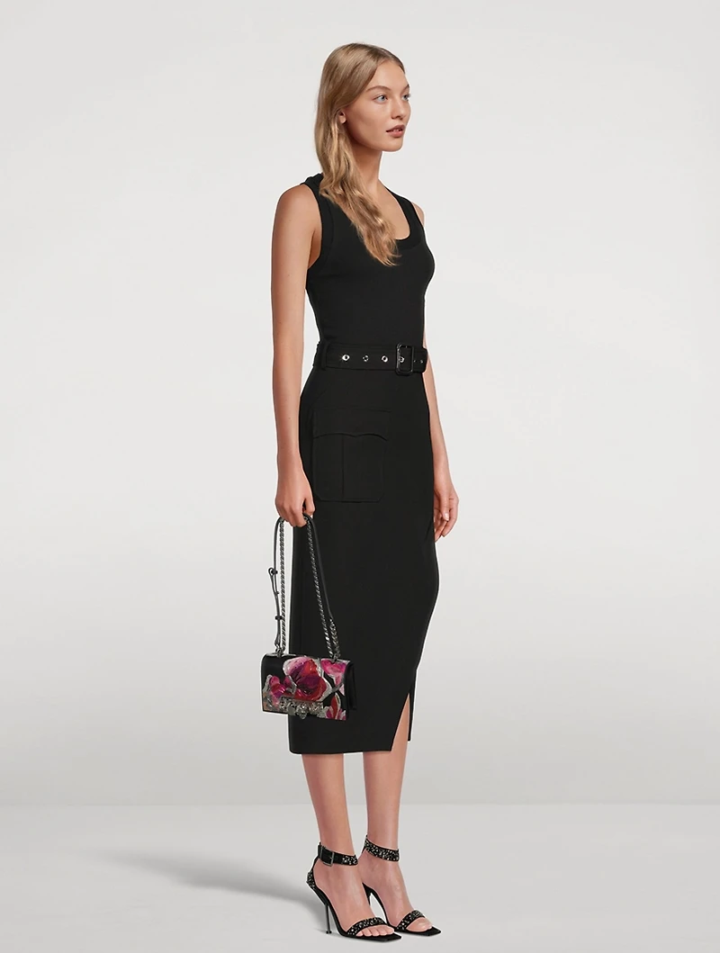 Mini Jewelled Embroidered Leather Satchel