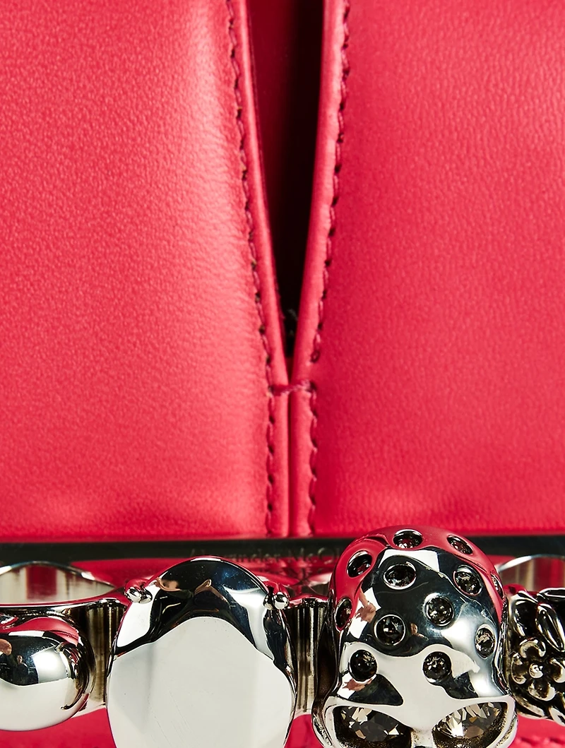 The Slash Four-Ring Leather Clutch