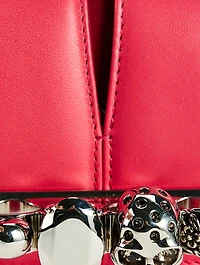 The Slash Four-Ring Leather Clutch