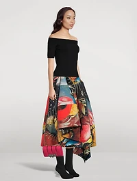 The Slash Four-Ring Leather Clutch