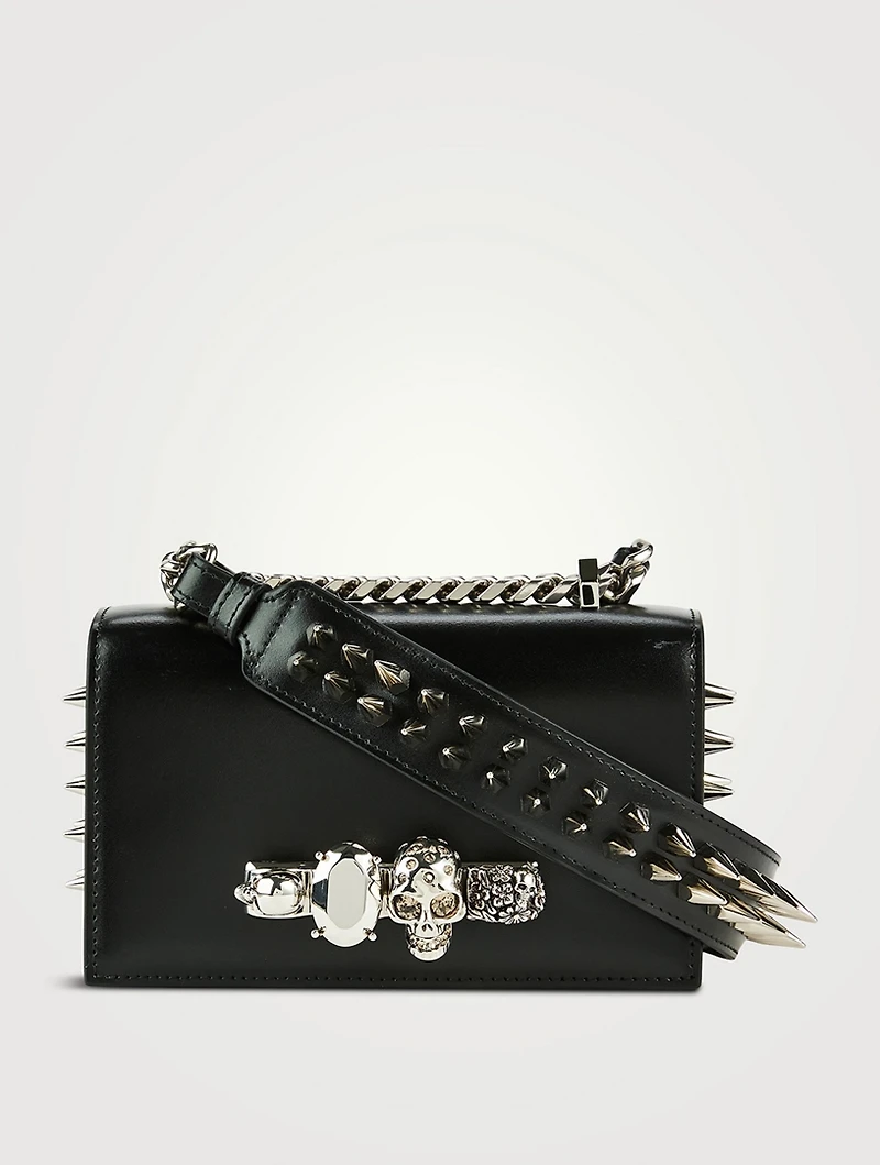 Mini The Biker Jewelled Leather Satchel