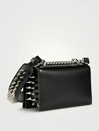Mini The Biker Jewelled Leather Satchel