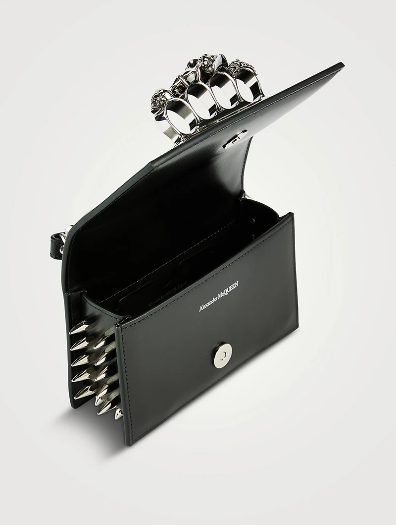 Mini The Biker Jewelled Leather Satchel