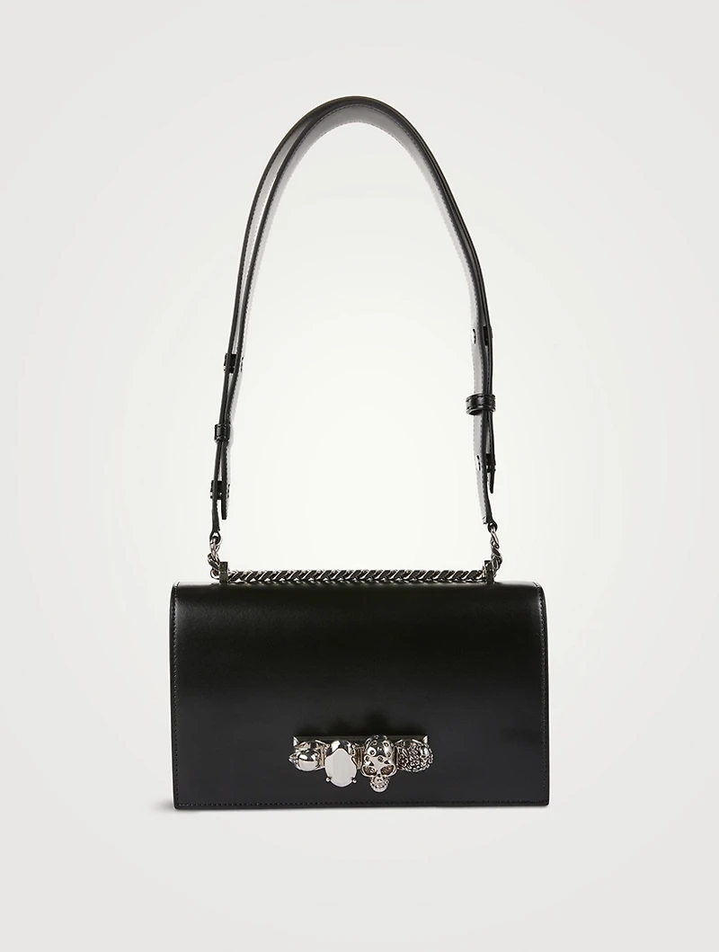 The Biker Jewelled Leather Satchel