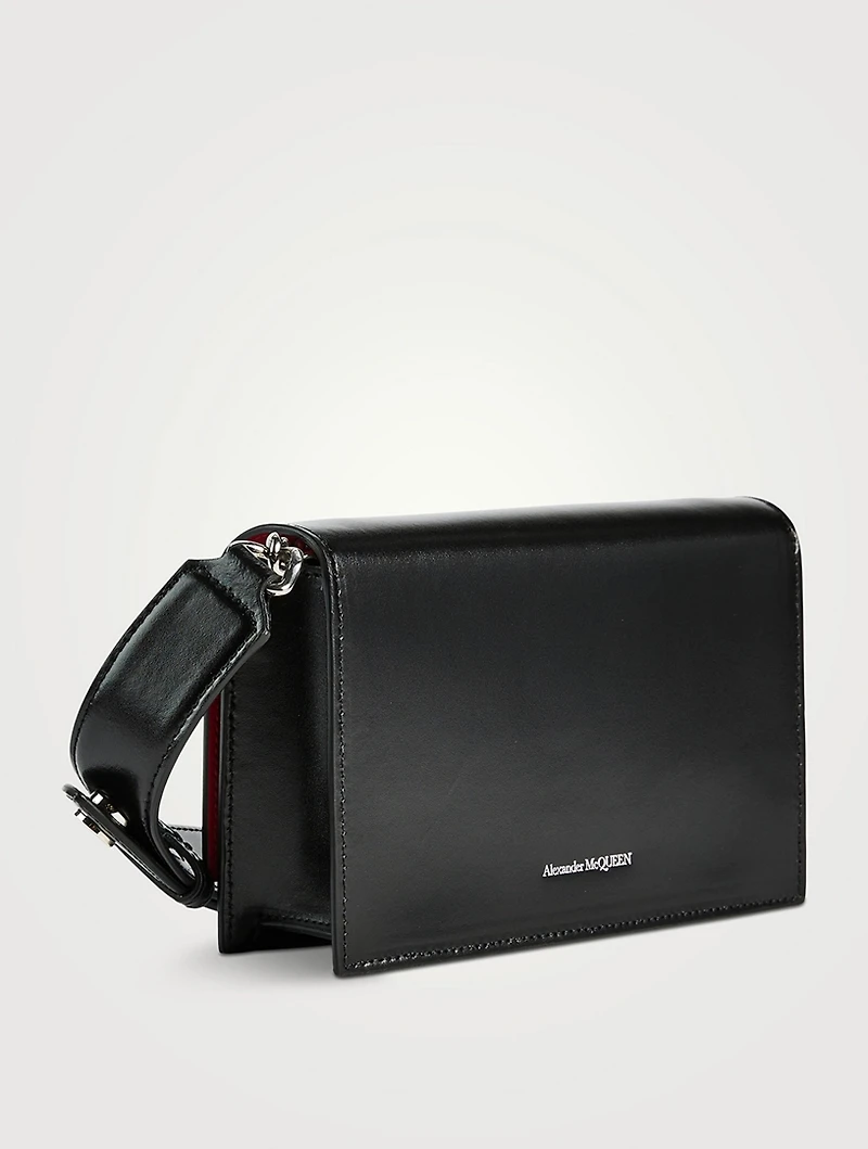Small Biker Skull Leather Bag