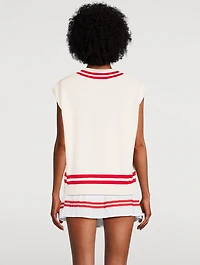 Sporty & Rich x Prince Sweater Vest