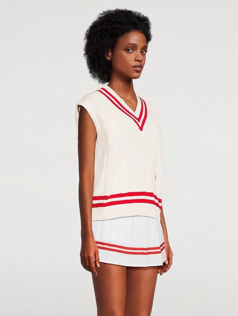 Sporty & Rich x Prince Sweater Vest