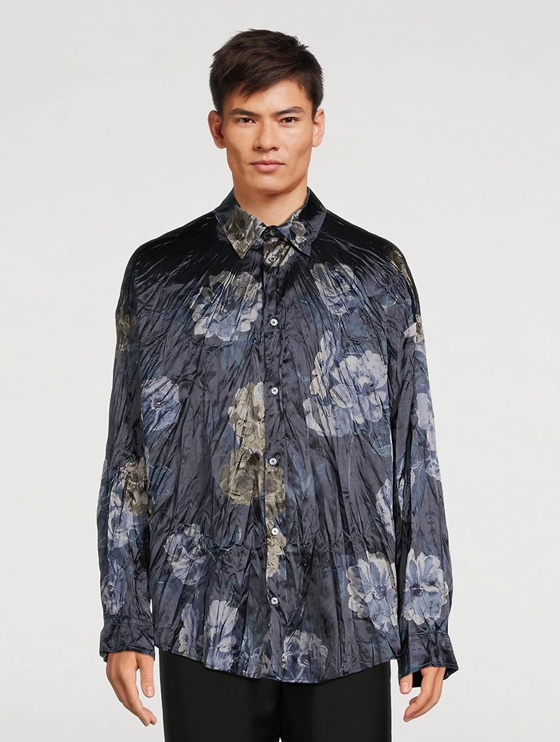 Crinkled Flower Shirt