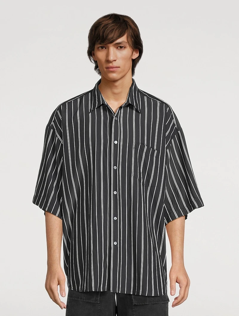 Fluid Striped Shirt