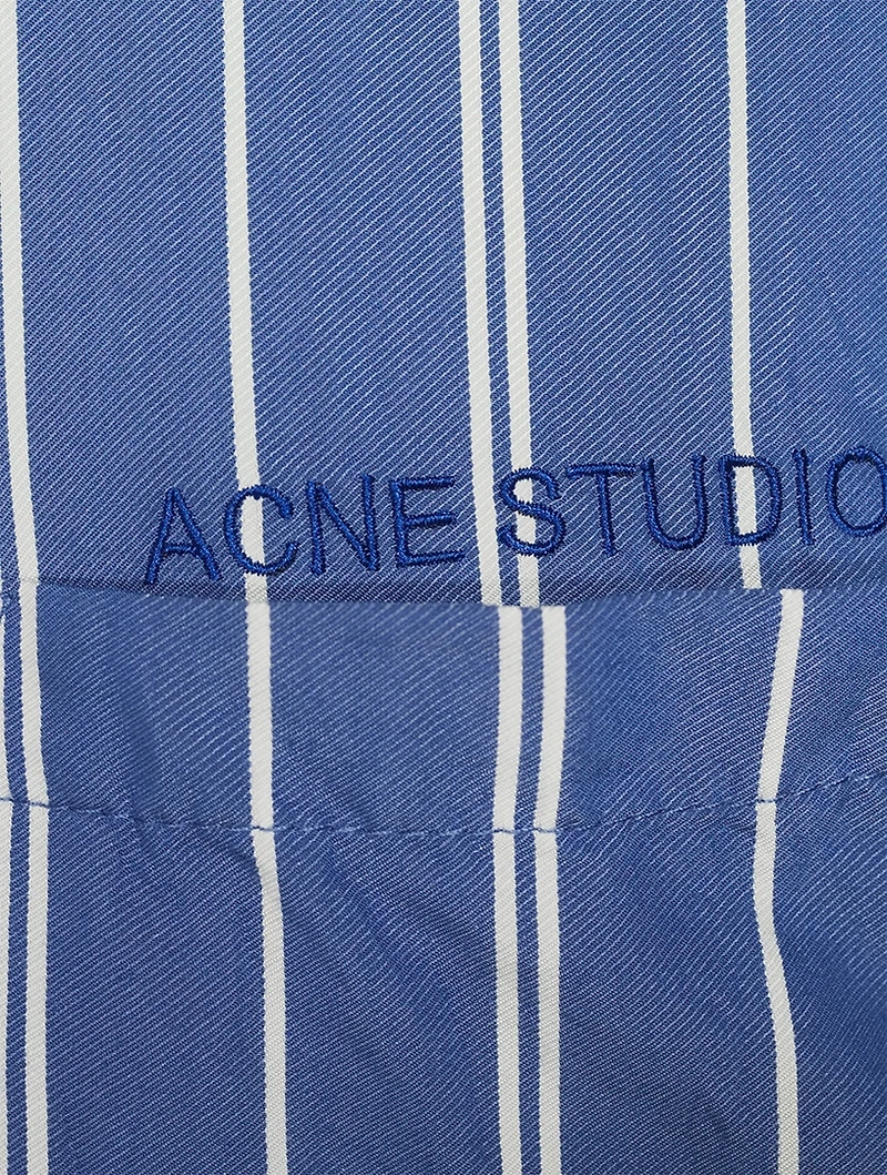 Fluid Striped Long-Sleeve Shirt