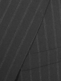 Wool-Blend Pinstripe Suiting Jacket