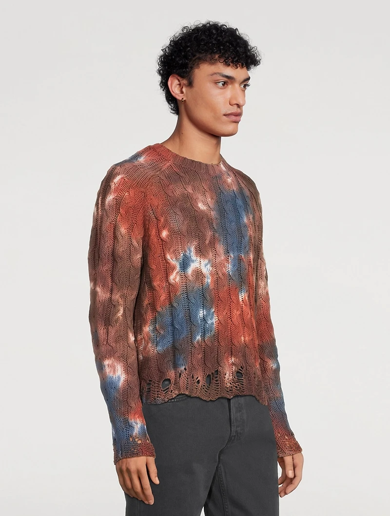 Cotton Cable Knit Sweater