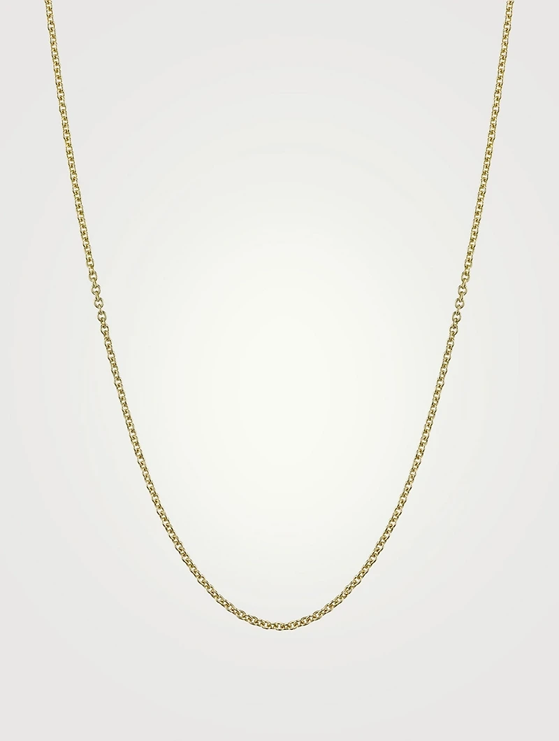Medium 14K Gold Tiffany Chain Necklace - 18-inch