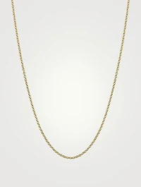 Medium 14K Gold Tiffany Chain Necklace - 18-inch