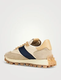 1T Suede And Fabric Sneakers