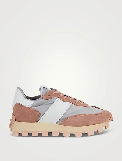1T Suede And Fabric Sneakers