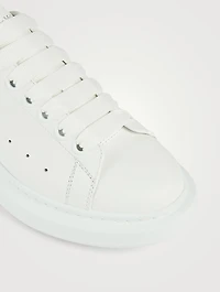 Oversized Embellished Leather Sneakers