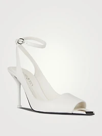 Punk Ankle-Strap Leather Sandals