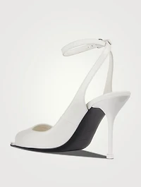 Punk Ankle-Strap Leather Sandals