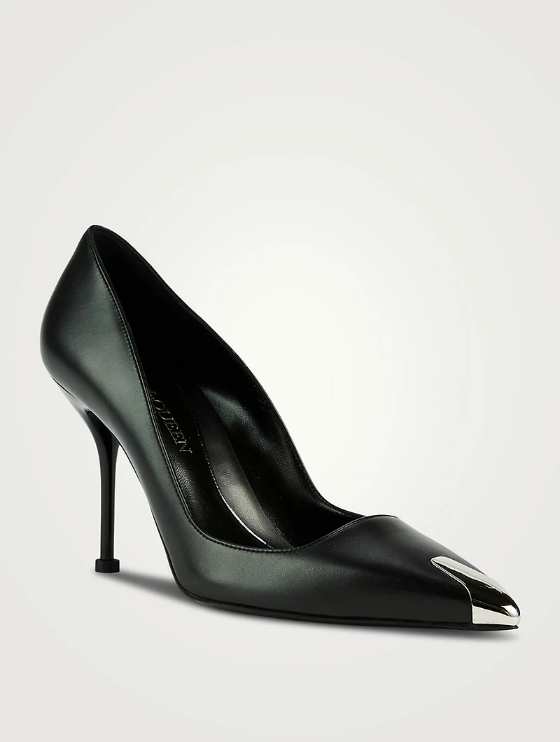 Punk Leather Pumps
