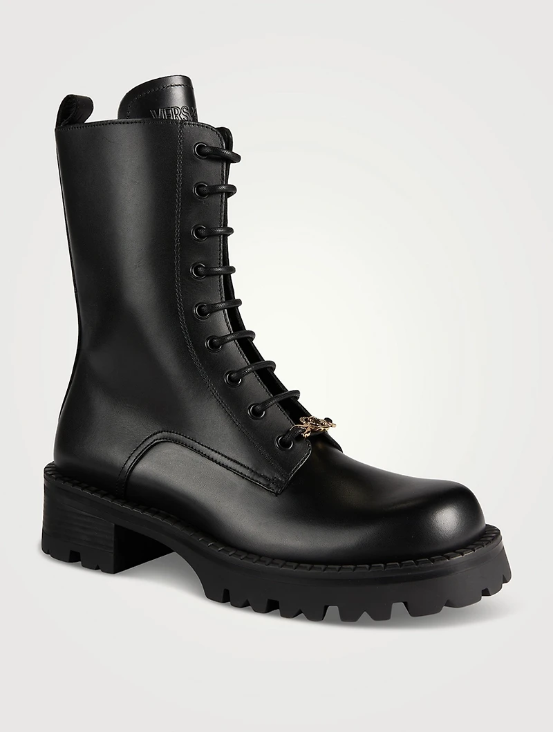 Vagabond Leather Combat Boots
