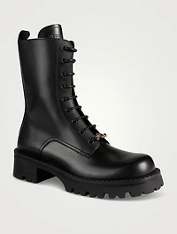 Vagabond Leather Combat Boots