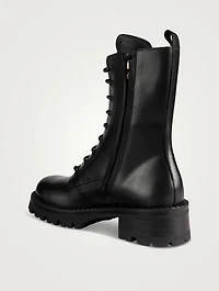 Vagabond Leather Combat Boots