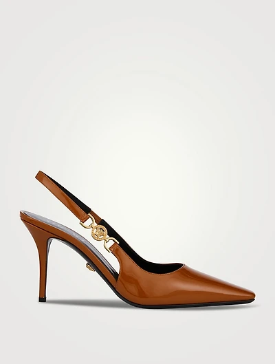 Medusa '95 Patent Leather Slingback Pumps