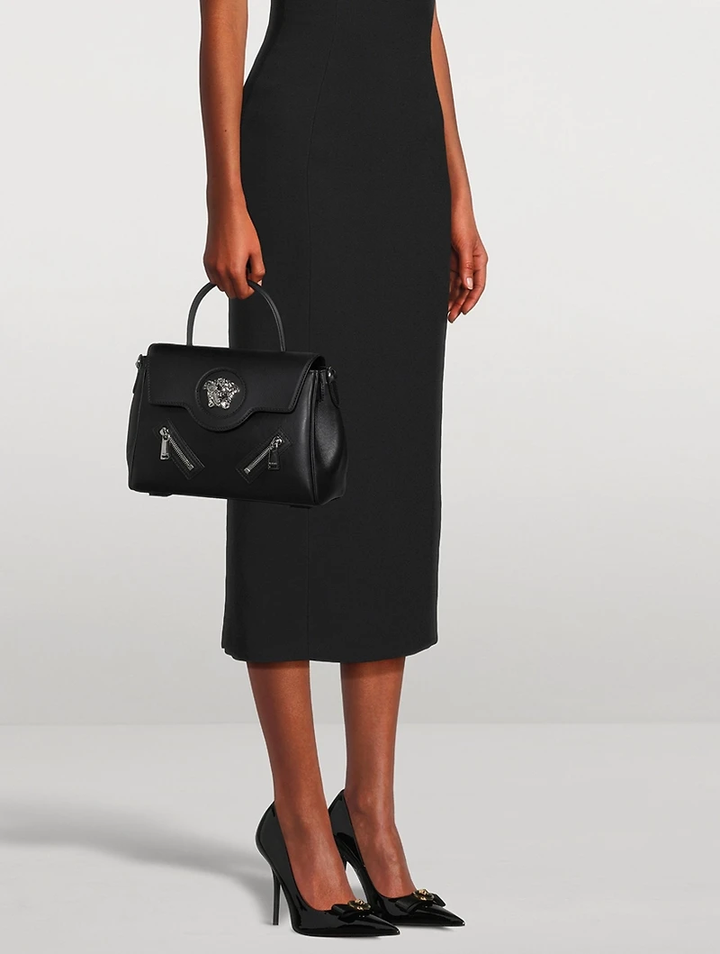Gianni Ribbon Leather Pumps
