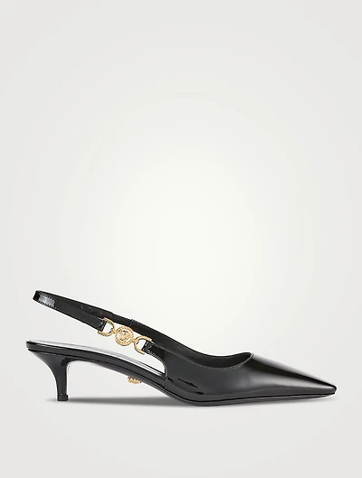 Medusa '95 Patent Leather Slingback Pumps