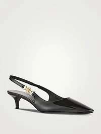 Medusa '95 Patent Leather Slingback Pumps