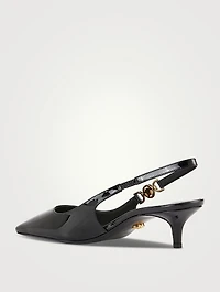 Medusa '95 Patent Leather Slingback Pumps