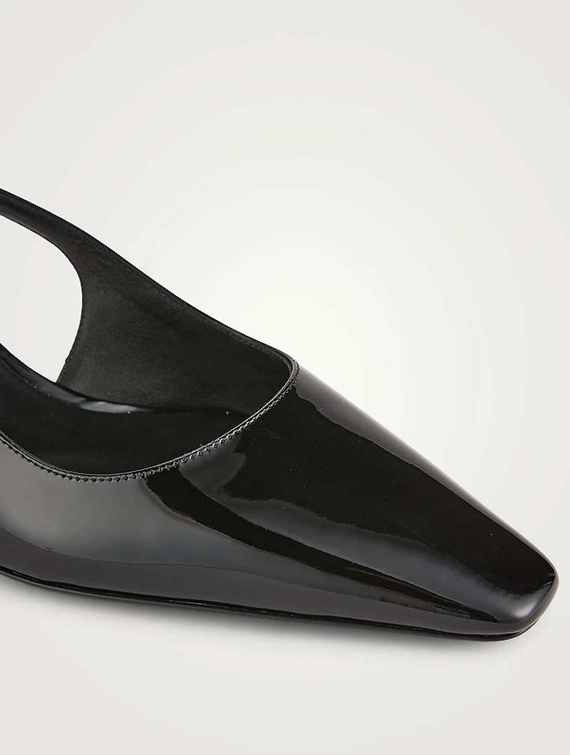 Medusa '95 Patent Leather Slingback Pumps
