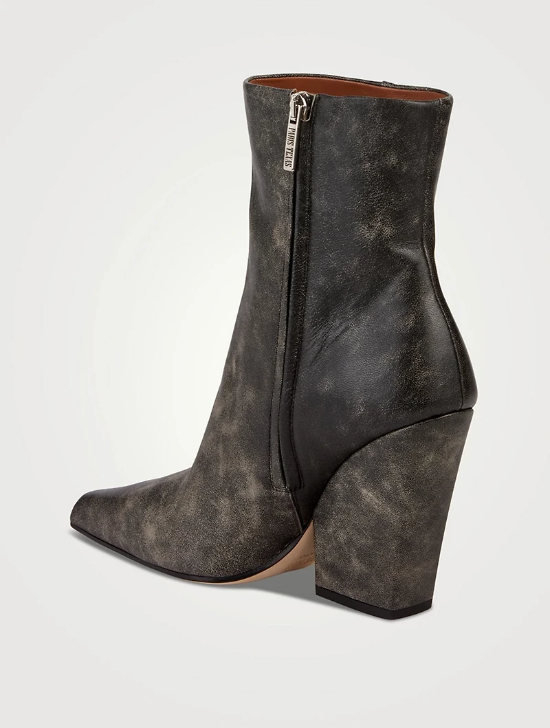 Jane Leather Ankle Boots