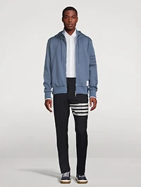 Funnel-Neck Zip Hoodie
