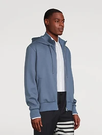 Funnel-Neck Zip Hoodie