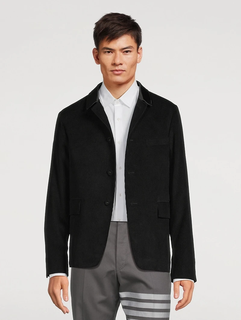 Corduroy Cutaway Jacket