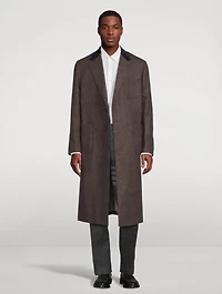Shetland Elongated Sack Overcoat