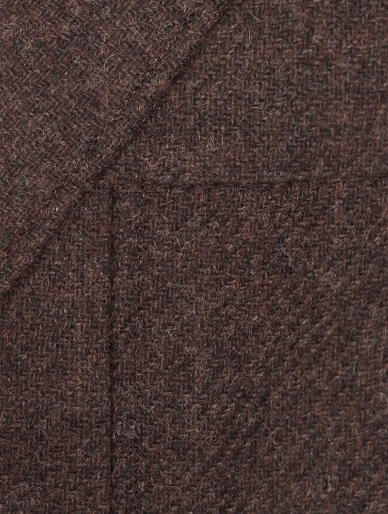 Shetland Elongated Sack Overcoat