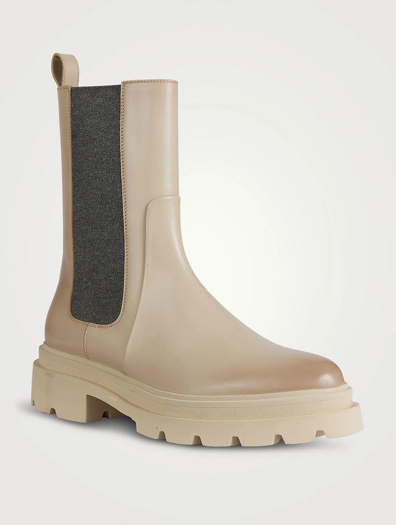 Forester Leather Chelsea Boots