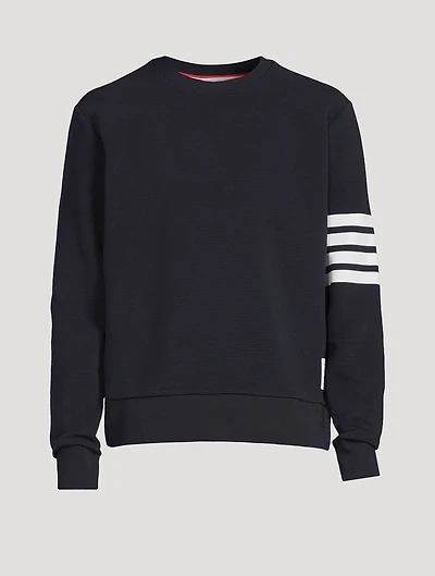 Cotton Ottoman Rib Sweatshirt