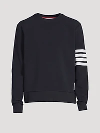 Cotton Ottoman Rib Sweatshirt
