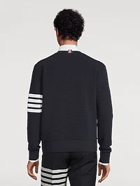 Cotton Ottoman Rib Sweatshirt