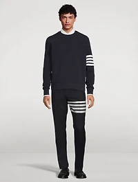 Cotton Ottoman Rib Sweatshirt