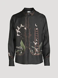 Silk Long-Sleeve Shirt