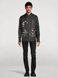Silk Long-Sleeve Shirt