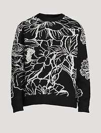 Flowers Wool Sweater