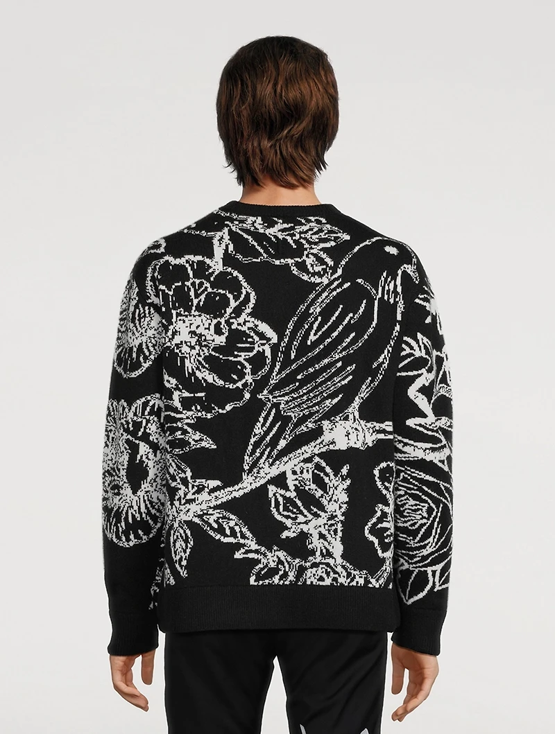 Flowers Wool Sweater