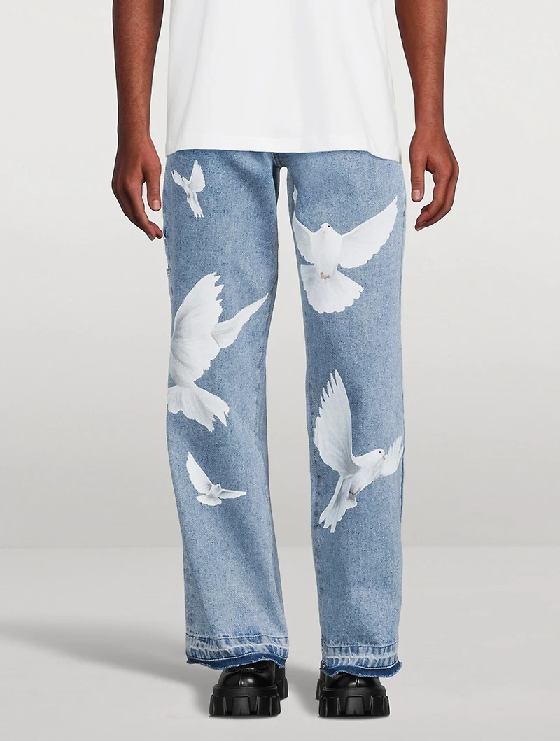 Freedom Doves Straight-Leg Jeans